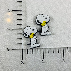 Set of 2 - PVC Resin - Snoopy - Cute Dog