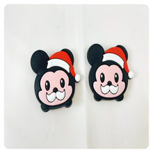 Load image into Gallery viewer, Set of 2 - PVC Resin - Mr. Mouse - Christmas

