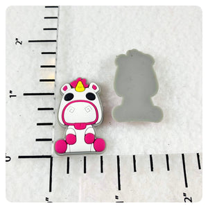 Set of 2 - PVC Resin - Unicorn