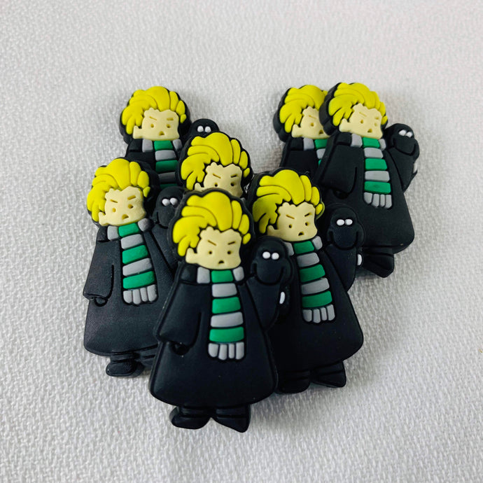 Set of 2 - PVC Resin - HP - Wizard Boy - Draco
