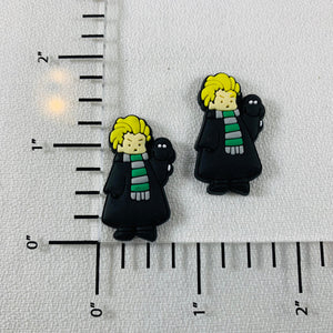 Set of 2 - PVC Resin - HP - Wizard Boy - Draco