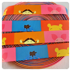 Ribbon by the Yard - Pooh and Friends Cutie Ribbon
