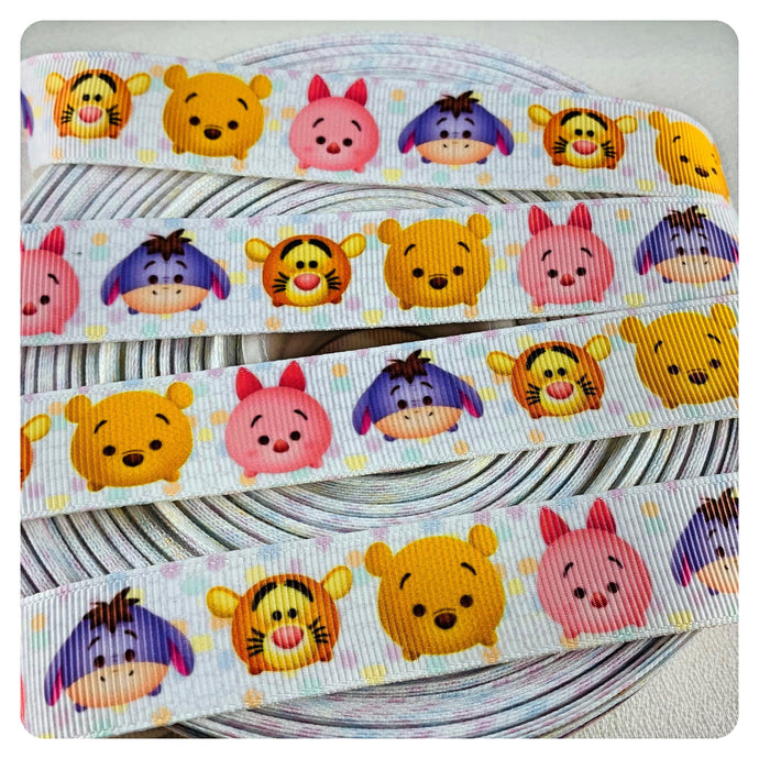 Ribbon by the Yard - Pooh and Friends Cuties