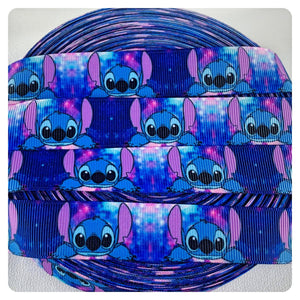 Ribbon by the Yard - 7/8" - Galaxy - Stitch