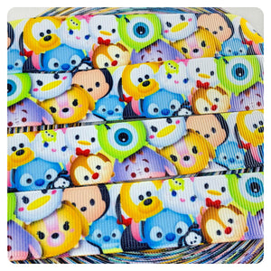 Ribbon by the Yard - Tsum Tsum Ribbon - Mickey and Friends - Larger Repeat