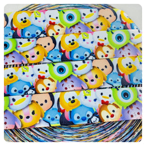 Ribbon by the Yard - Tsum Tsum Ribbon - Mickey and Friends - Larger Repeat
