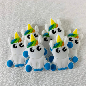 Set of 2 - PVC Resin - Unicorn