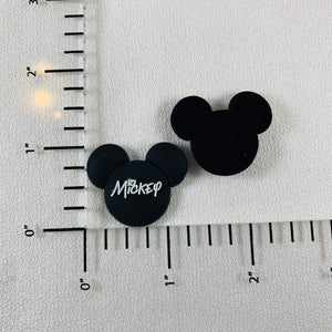 Set of 2 - PVC Resin - Mr. Mouse - Name