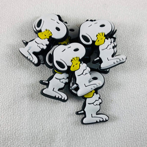 Set of 2 - PVC Resin - Snoopy - Cute Dog