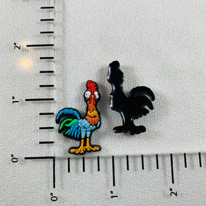 Set of 2 - PVC Resin - Hei Hei - Moana - Chicken