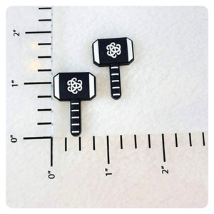 Set of 2 - PVC Resin - Thor's Hammer - Mjölnir