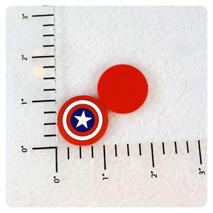 Set of 2 - PVC Resin - Captain America Shield