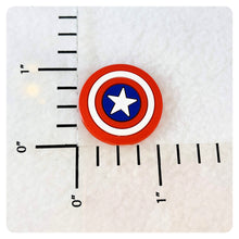 Load image into Gallery viewer, Set of 2 - PVC Resin - Captain America Shield
