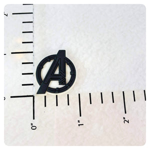 Set of 2 - PVC Resin - Avengers Logo