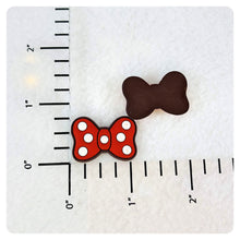 Load image into Gallery viewer, Set of 2 - PVC Resin - Mrs. Mouse - Red Bow
