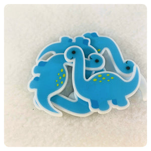Set of 2 - Planar Resin - Dinosaur - Blue