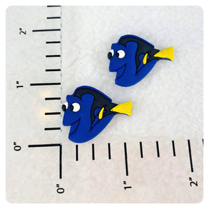 Set of 2 - PVC Resin - Dory - Nemo - Forgetful Fish
