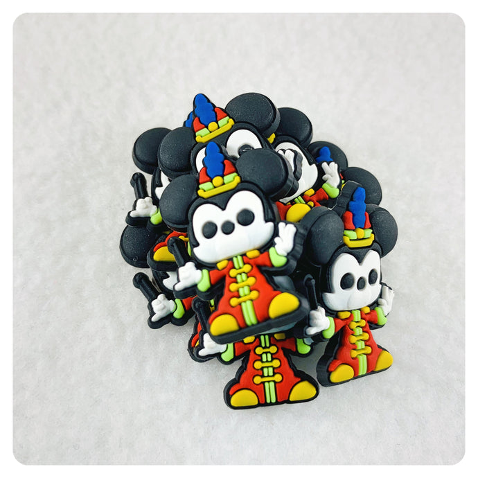 Set of 2 - PVC Resin - Mr. Mouse - Marching Band Conductor