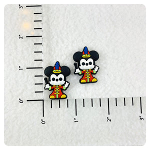 Set of 2 - PVC Resin - Mr. Mouse - Marching Band Conductor