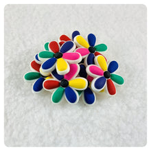 Load image into Gallery viewer, Set of 2 - PVC Resin - Multicolored Flower
