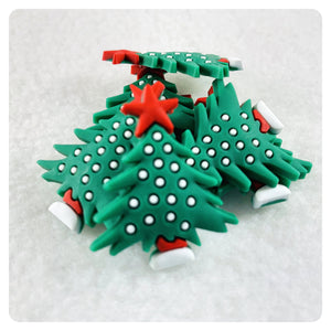 Set of 2 - PVC Resin - Christmas Tree