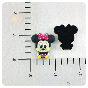 Set of 2 - PVC Resin - Mrs. Mouse
