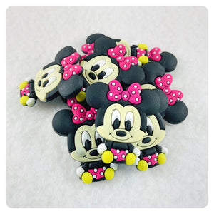 Set of 2 - PVC Resin - Mrs. Mouse