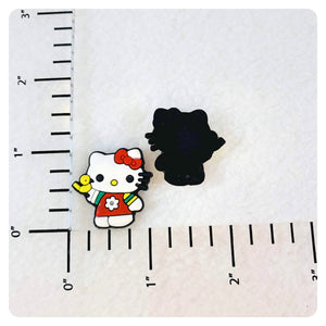 Set of 2 - PVC Resin - Hello Kitty