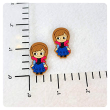Load image into Gallery viewer, Set of 2 - PVC Resin - Anna - Frozen - Princess
