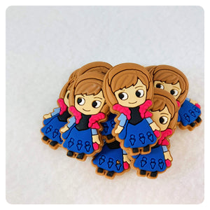 Set of 2 - PVC Resin - Anna - Frozen - Princess