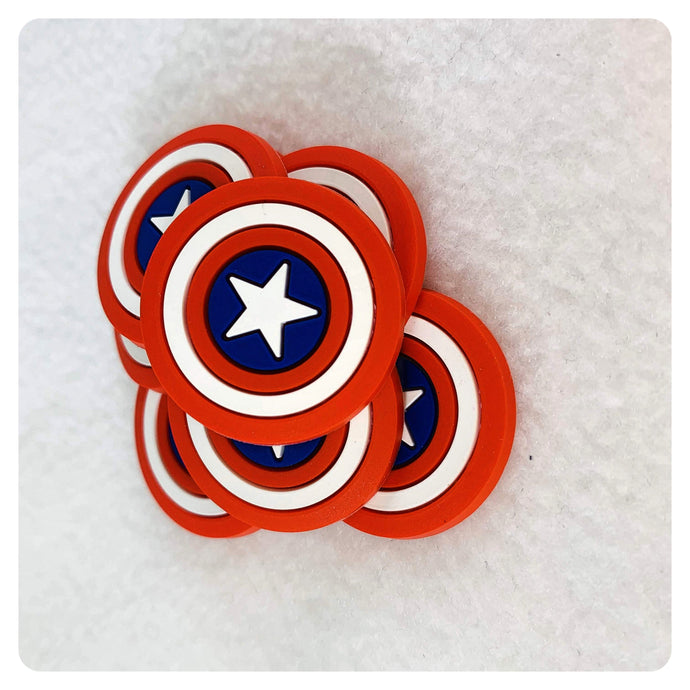 Set of 2 - PVC Resin - Captain America Shield