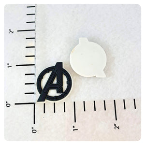 Set of 2 - PVC Resin - Avengers Logo