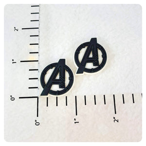 Set of 2 - PVC Resin - Avengers Logo