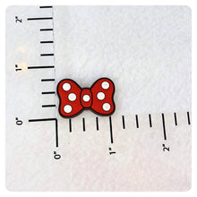 Load image into Gallery viewer, Set of 2 - PVC Resin - Mrs. Mouse - Red Bow
