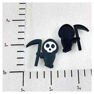 Set of 2 - PVC Resin - Death - Halloween