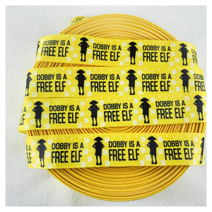 Ribbon by the Yard - HP - House Elf - Free Elf