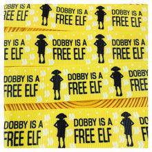 Load image into Gallery viewer, Ribbon by the Yard - HP - House Elf - Free Elf
