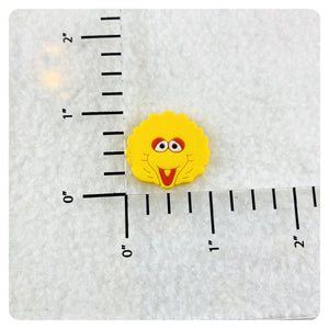 Set of 2 - PVC Resin - Educational Yellow Bird
