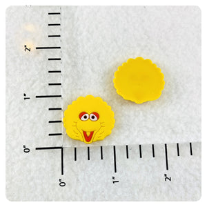 Set of 2 - PVC Resin - Educational Yellow Bird