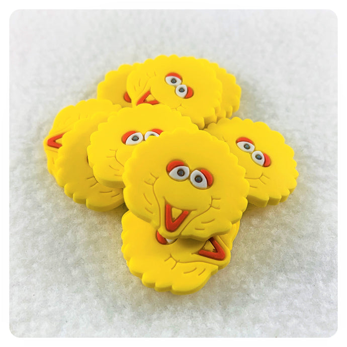 Set of 2 - PVC Resin - Educational Yellow Bird