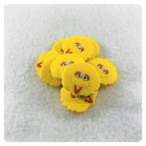 Set of 2 - PVC Resin - Educational Yellow Bird