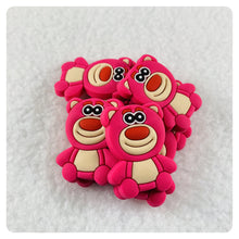 Load image into Gallery viewer, Set of 2 - PVC Resin - Toy Story - Lotso - Strawberry Bear
