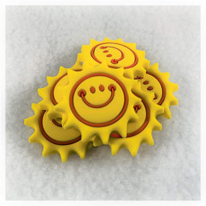 Set of 2 - PVC Resin - Happy Yellow Sun