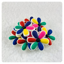 Load image into Gallery viewer, Set of 2 - PVC Resin - Multicolored Flower
