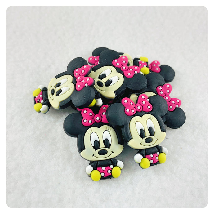 Set of 2 - PVC Resin - Mrs. Mouse