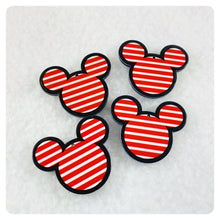 Load image into Gallery viewer, Set of 2 - Planar Resin - Mr. Mouse - Stripes with Hole
