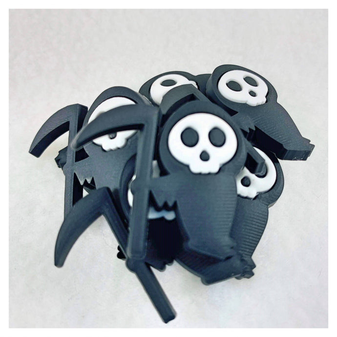 Set of 2 - PVC Resin - Death - Halloween