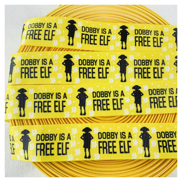 Ribbon by the Yard - HP - House Elf - Free Elf