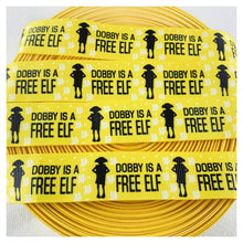 Load image into Gallery viewer, Ribbon by the Yard - HP - House Elf - Free Elf

