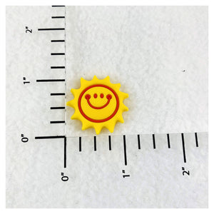 Set of 2 - PVC Resin - Happy Yellow Sun